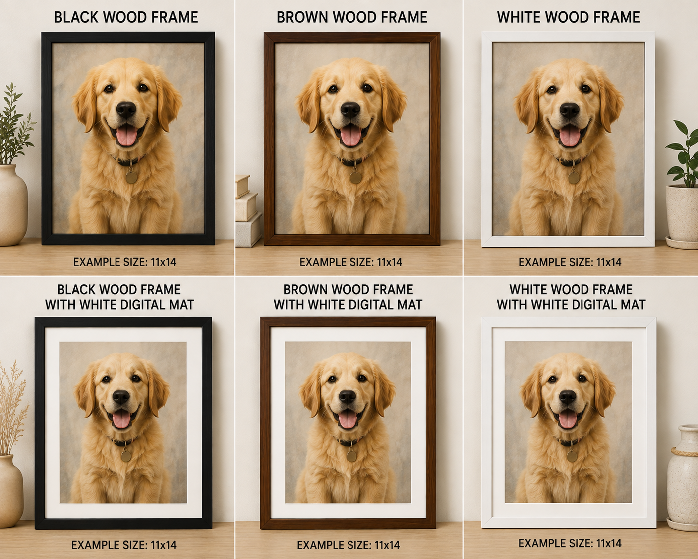 Turn Your Favourite Animal Photo into a (Wood Frame Canvas 1.25)