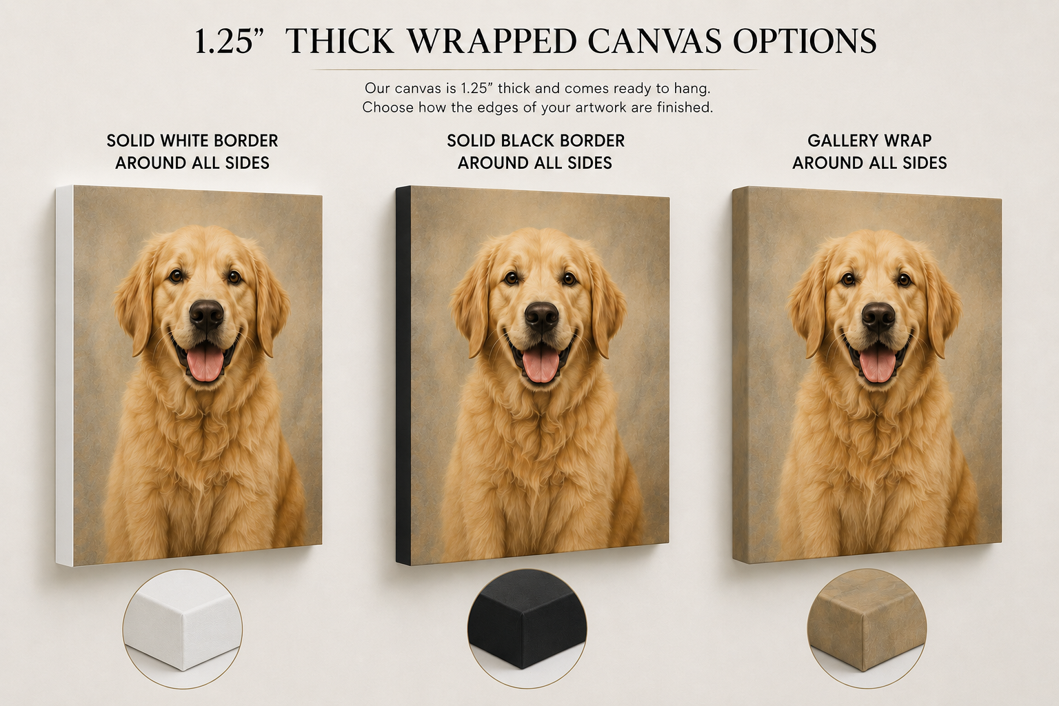 Turn Your Favourite Animal Photo into a (Thick Canvas  1.25")